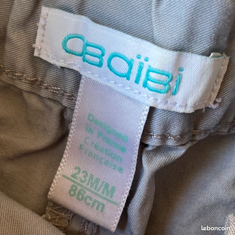 Short gris Obaïdi 2 ans (image 2)