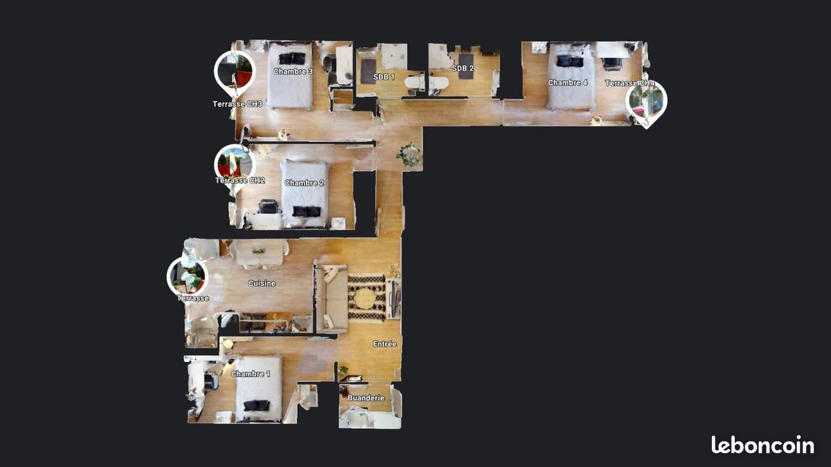 Chambre 5 pièces 82 m² (image 11)