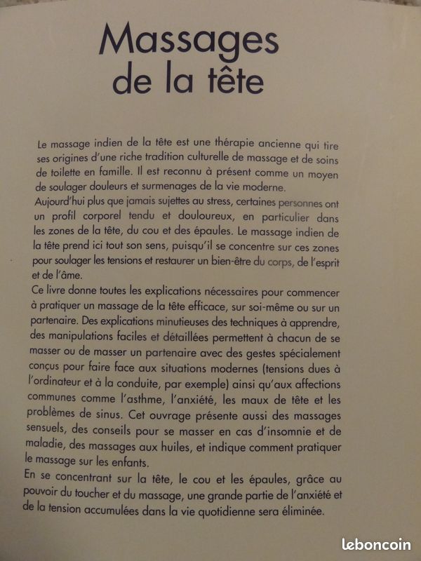 Livre Massages de la tête (vb83) (image 2)