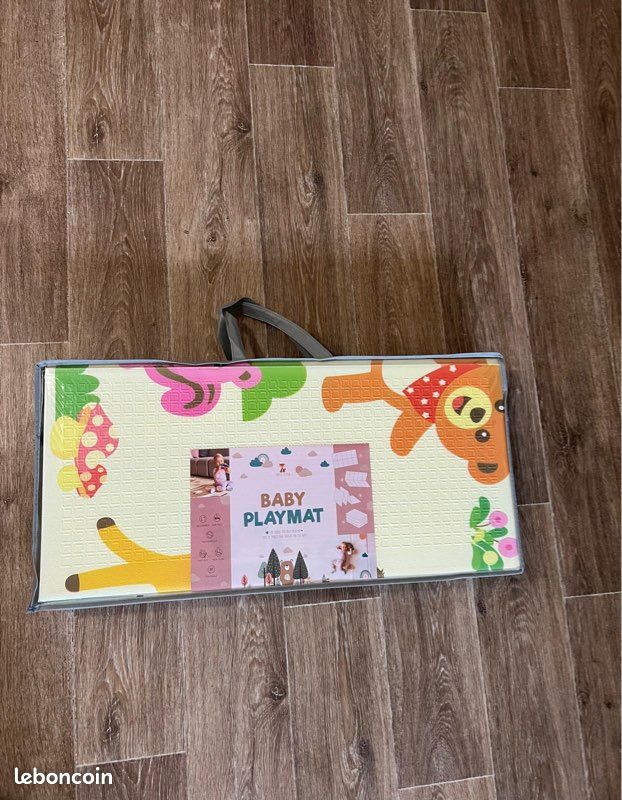Tapis de jeu pliable réversible bébé neuf (image 13)