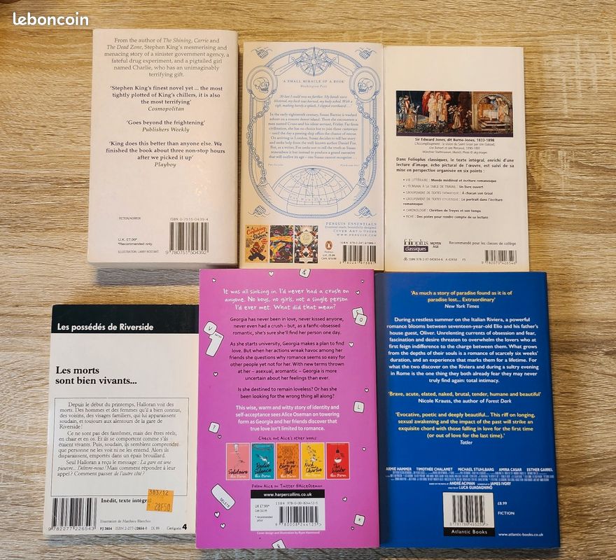 Lot de 6 livres anglais et francais (image 2)