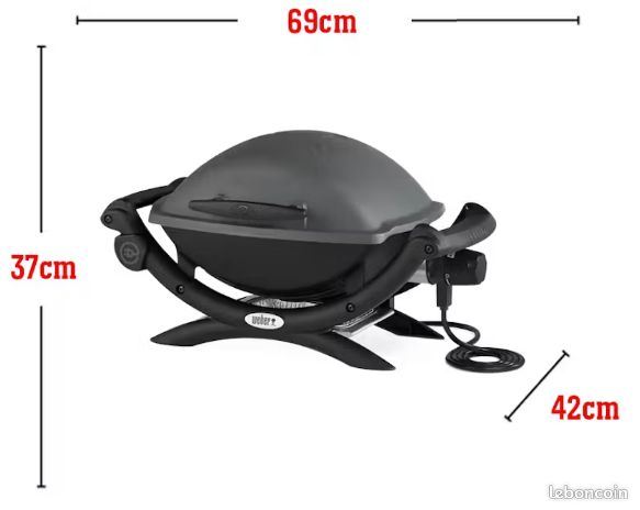 Barbecue électrique Weber® Q 1400 - Très Bon Etat (image 5)