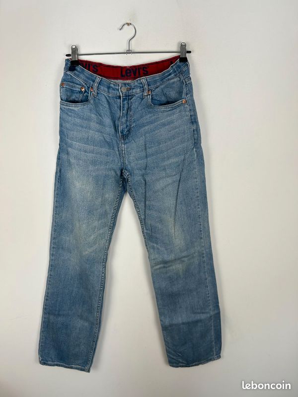 Jean Levi's 514 Régulier Garçon 18 Ans - Bleu 29x29 - NEUF Avec étiquettes