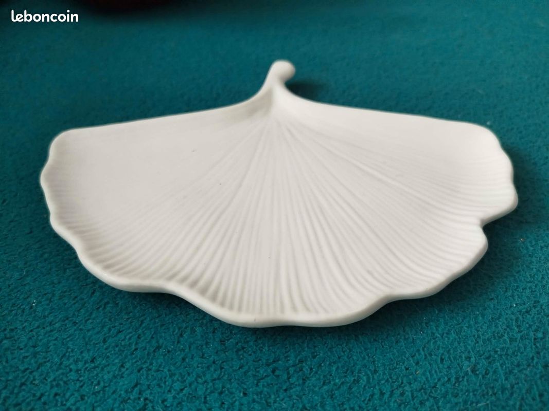 🍃Vide-poche feuille de Ginkgo en jesmonite – Design naturel et élégant (image 3)