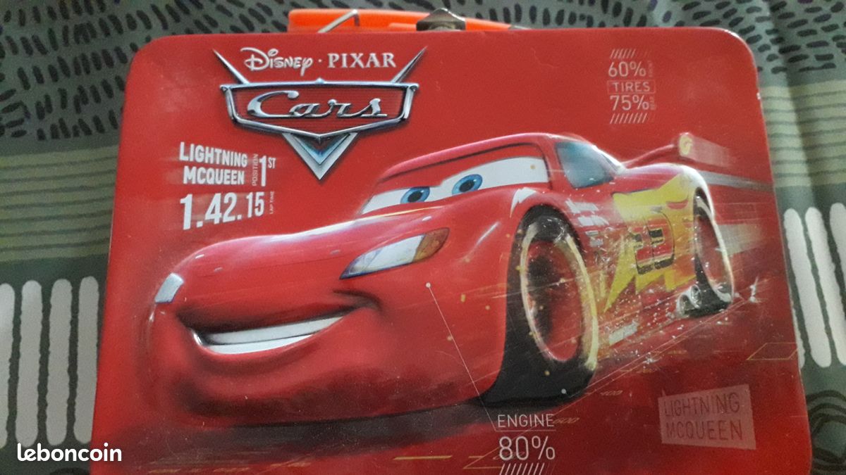 Petite valisette en métal Cars (image 1)