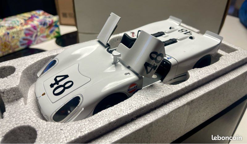 Miniature 1/18 auto art Porsche muséum Porsche 908/02 sebring 1970 Steve mcqueen N 48 (image 4)