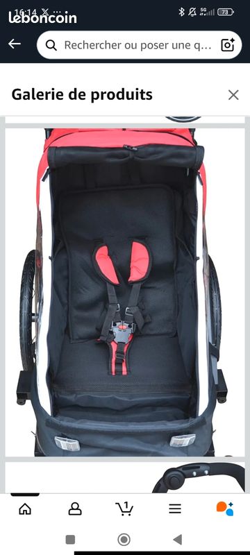 Remorque vélo enfant et poussette (image 11)