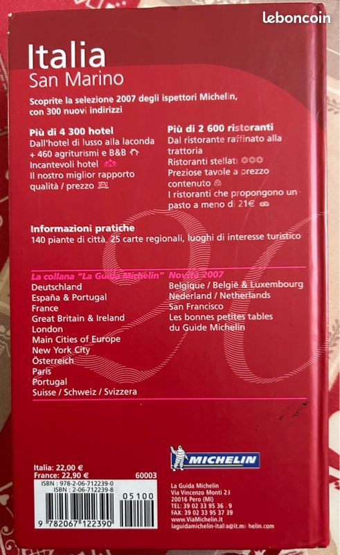 Guide Michelin Italie 2007 (image 3)