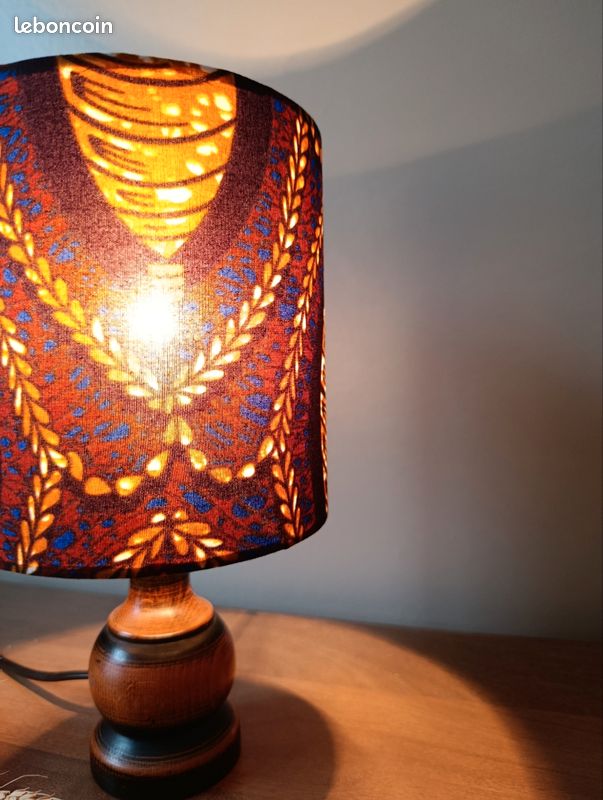 Lampe de Table Traditionnelle Fait main Lampe Chevet en Bois de Lampe de Table Traditionnelle Fait main Lampe Chevet en Bois de