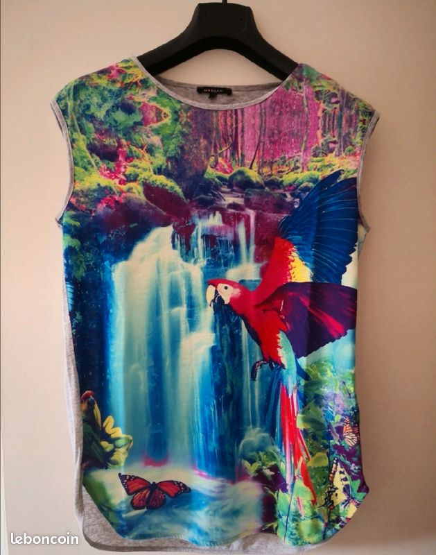 Tee-shirt imprimé jungle (image 1)