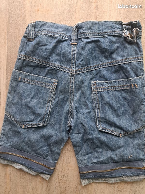 SHORT BERMUDA EN JEAN- 3 ans - TOUT COMPTE FAIT (image 2)