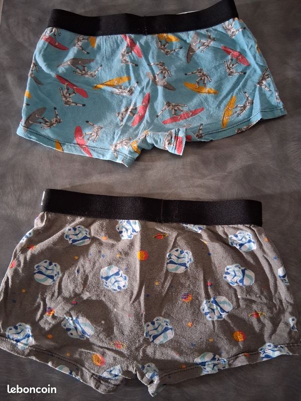 Lot de 2 caleçons 8/10 ans (image 2)