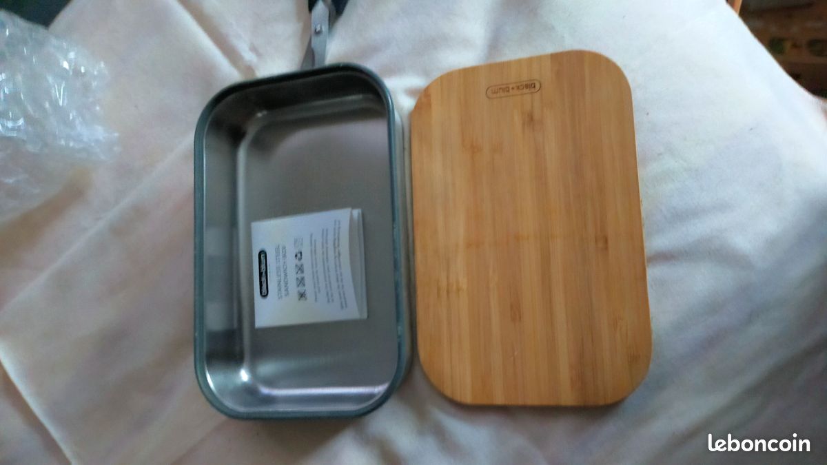 Boite pour emmener son repas en inox et neuve (image 2)