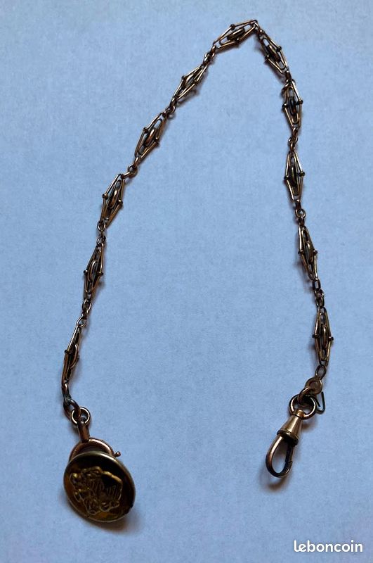 Ancienne chaine de montre à gousset - Montres & Bijoux