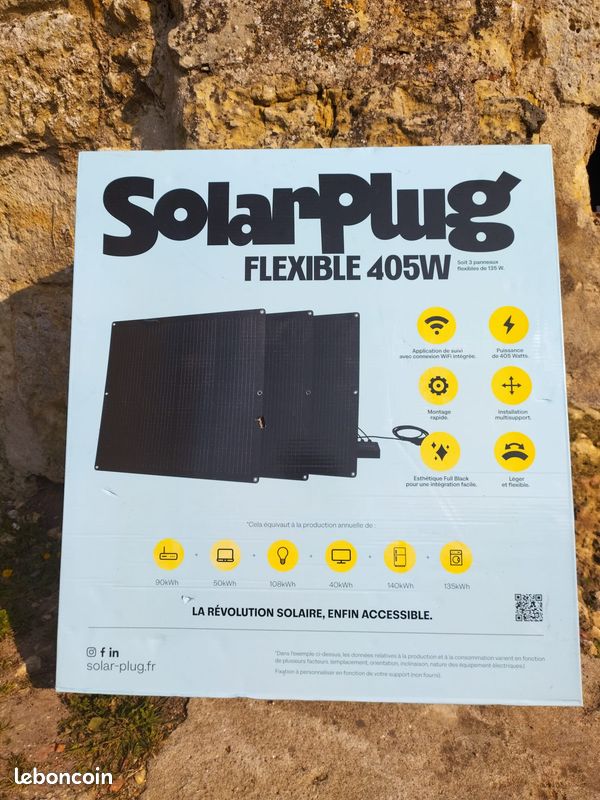 Kit Panneau solaire Plug and play 405 W (image 1)