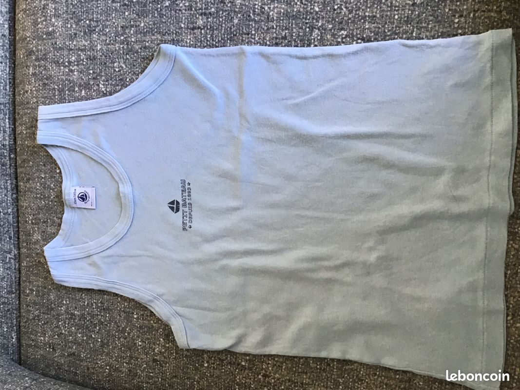 Petit Bateau Débardeurs Lot De 2 Garçon - Coton Imprimé, Confort Et Qualité Française