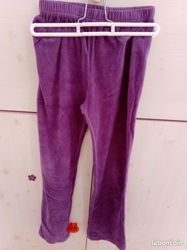 Pyjama rose violet 10 ans (image 2)