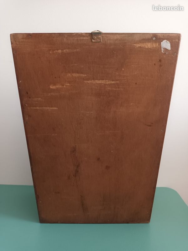 Petite étagère asymétrique vintage en bois (image 7)