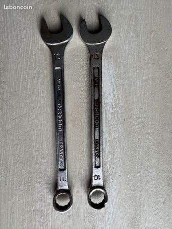 Clé Mixte Plate/oeil Facom N°40 (21mm) - Très Bon état D'usage - Garantie à Vie - Origine France