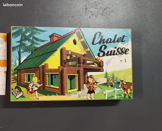 Vintage Jeujura : Le Chalet Suisse N°3, Complet