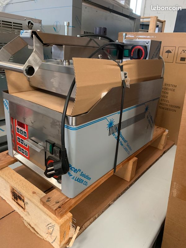 Clam relevage semi automatique 220v fast food / burger en chrome (image 4)