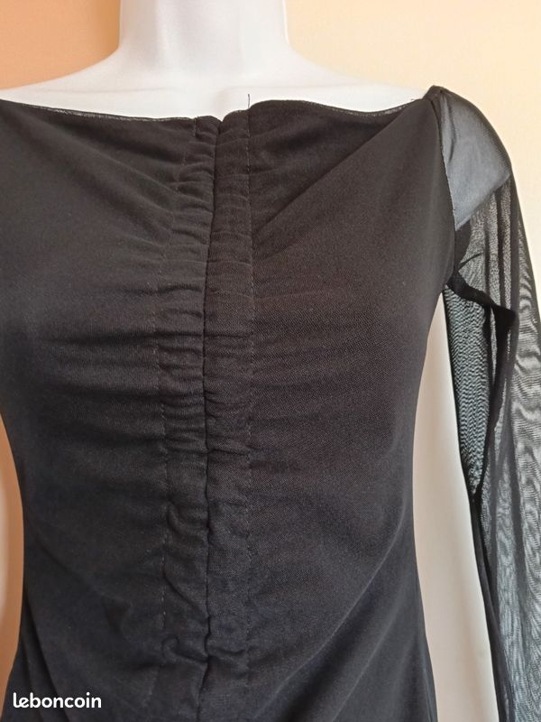 Robe noire Prettylittlething taille 38 (image 3)