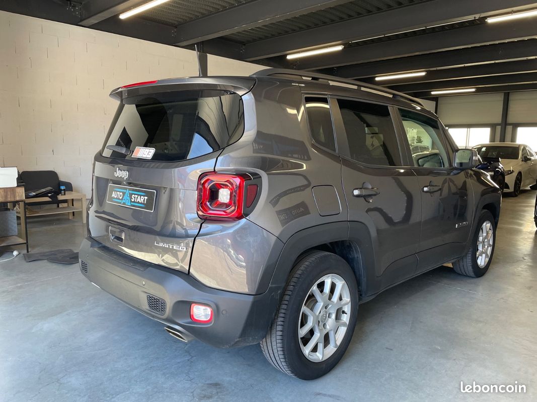 Jeep Renegade Limited FWD 150Cv/3EME MAIN/MOTEUR A CHAINE/CARPLAY/CAMERA DE RECUL/FEUX LED (image 3)