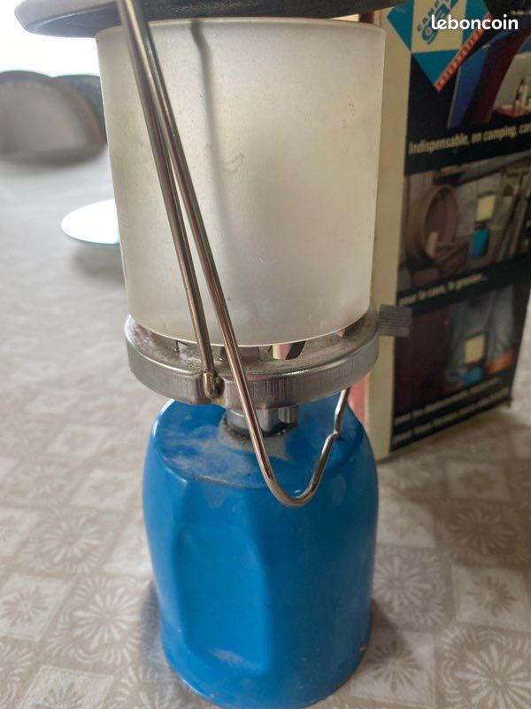 Lampe à Gaz Vintage Camping Gaz – Lanterne Ancienne Pour Extérieur