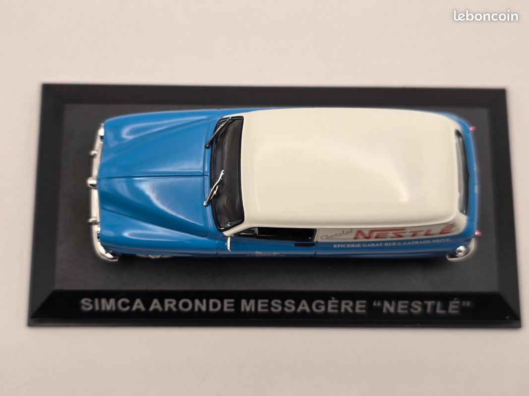 Camionnette SIMCA Aronde Messagère Fruité IXO 1/43 – Édition Limitée Altaya, Jaune, Neuve