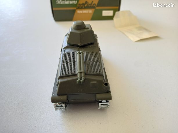 SOLIDO, char de l'armée francaise militaire SOMUA 1940 antennes plastique