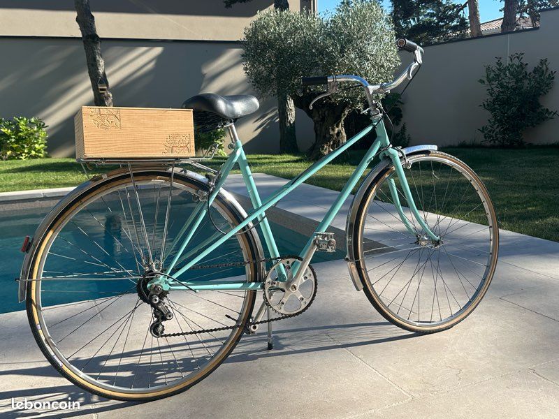 Guidon De Vélo Randonneur Vintage Acier Années 1950 - 485-22 Mm, Modèle R23-38, Neuf