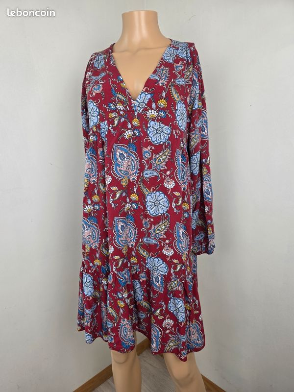 Robe bohème 🍒April vintage paris🍒taille jusqu'au 40/42 (image 1)