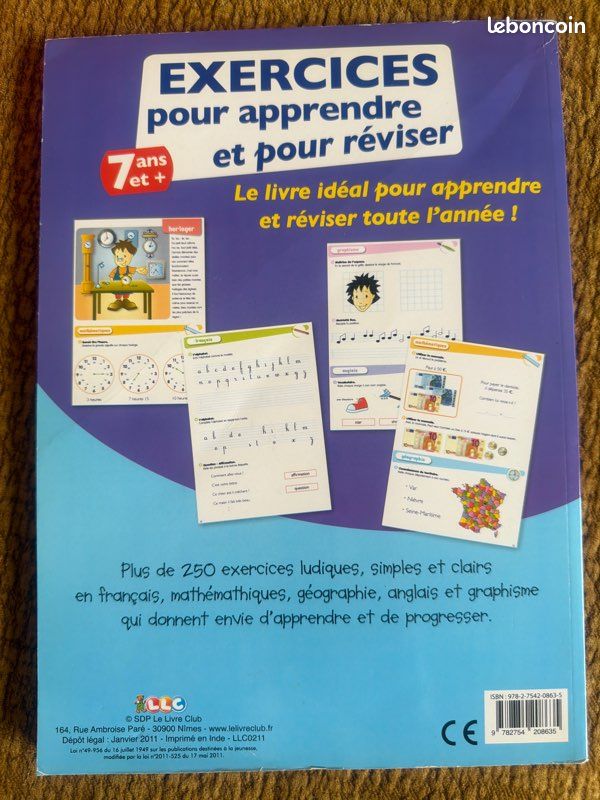 Exercices pour apprendre et pour réviser 7 ans et + (image 2)