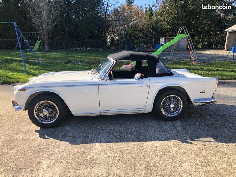 Triumph TR5 PI – 1968 – “Old English White” – Rare, désirable, authentique (image 3)