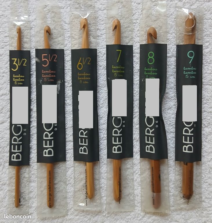 Crochets acier, plastique, alu, bambou (image 2)