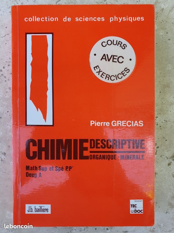 &&&& grecias / chimie descriptive p,p' &&&& (image 1)