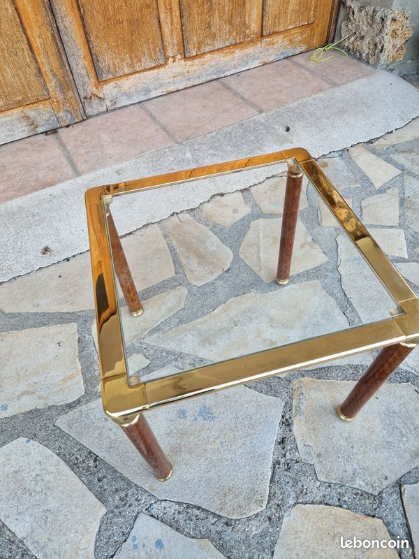 Table basse d appoint Lancel vintage (image 2)