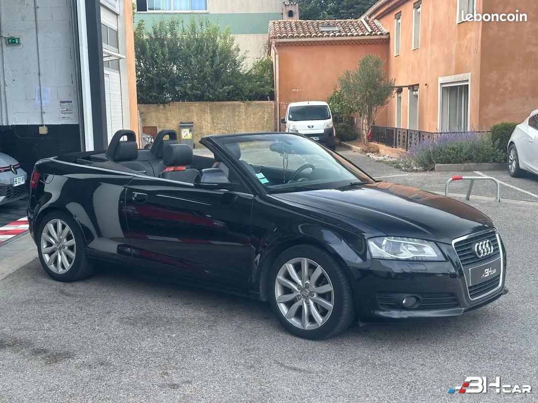 Audi A3 CABRIOLET / 2.0L TFSI 200cv / AMBITION LUXE / S-TRONIC BVA / DISTRI A JOUR / SUIVI INTEGRAL (image 4)
