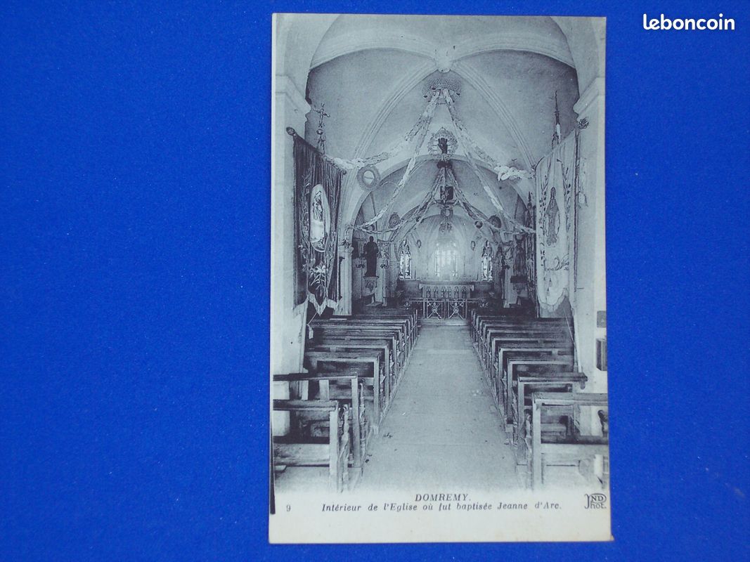 DOMREMY - Carte Postale Ancienne - Intérieur De L'Église (Occasion)