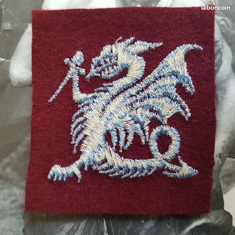 ORIGINAL INSIGNE MILITAIRE Patch Infanterie Parachutiste / Felt Us Army