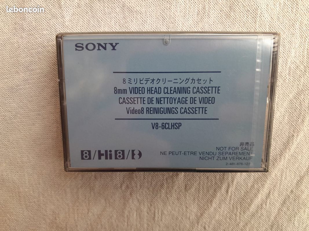 Cassette De Nettoyage Sony L-25CL Pour Têtes Vidéo – Bêta 7 Mètres (neuf, Japon)