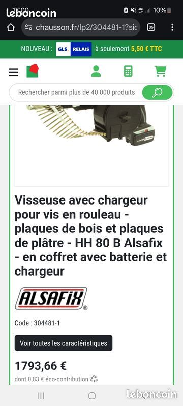 Visseuse à chargeur Alsafix HH 80 B – Excellent état (image 9)