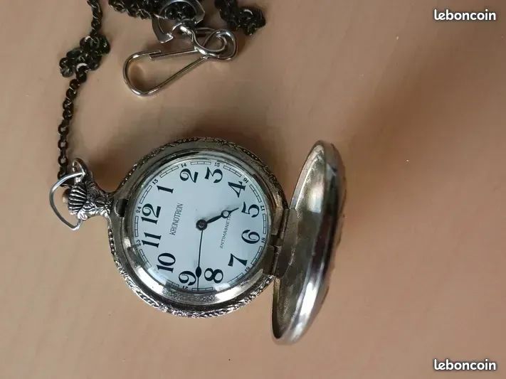 Chaine De Montre à Gousset Ancienne 27,5 Cm Avec Médaille Joker - Occasion