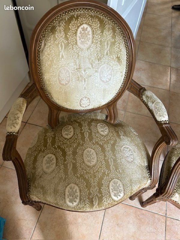 Lot de 2 Fauteuils Louis XVI (image 5)