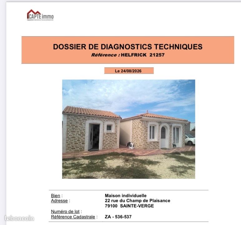 Terrain 2 pièces 45 m² · à Sainte-Verge · 45 m² · 63 000 €