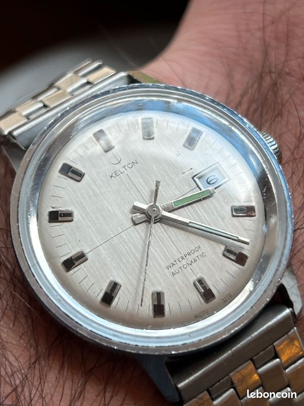 Montre Vintage Kelton - À Réviser Ou Pour Pièces - Mouvement Quartz - Pour Adulte
