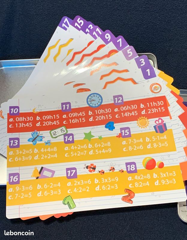 Boîte métallique avec des activités “Apprendre avec des aimants ” (image 3)