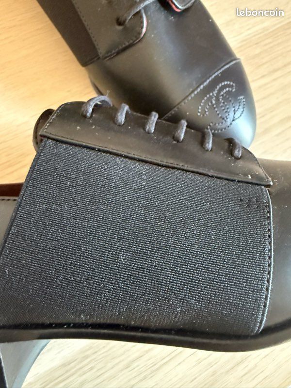 Chaussures derby Chanel en cuir 36 neuf authentique (image 5)