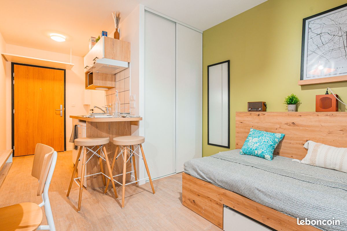 Appartement 1 pièce 19 m² · à Saint-Ouen-sur-Seine · 19 m² · 980 €