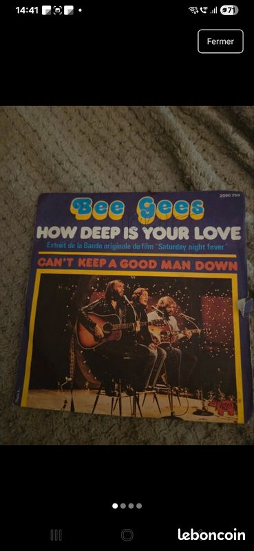 Vinyle 45T Bee Gees (image 1)